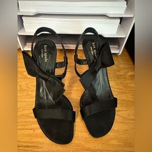 Kate Spade Black Bow Sandals